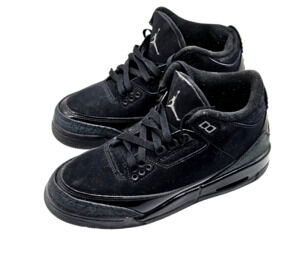 Nike Air Jordan 3 Retro GS 'Black Cat' 2025 DM0967-001 Youth Size 4.5Y Near Mint